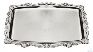 Tray Silverplated 19" X 13.5"
