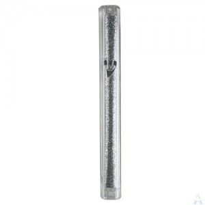 Mezuzah Cover Clear with Stones