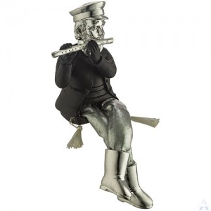 Flute Player Figurine with Cloth Legs