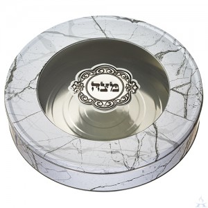Matzah Box Round Tin