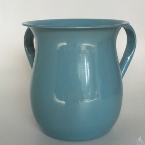 Washcup Anodized Steel Light Blue
