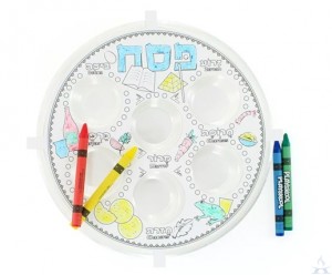 Color Your Own Seder Plates
