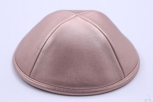 Kippah Blush Leather
