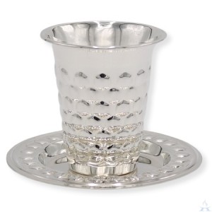 Kiddush Cup with Tray