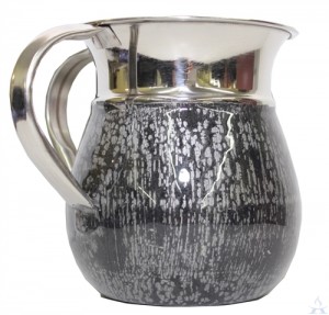 Washcup Stainless Steel Grey Silver Finish