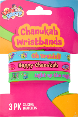 Chanukah Wristbands Pack of 3