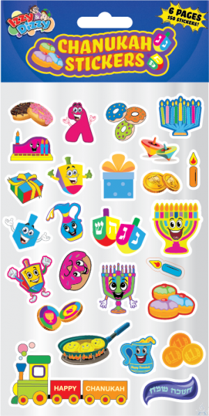 Chanukah Stickers 6 Pack