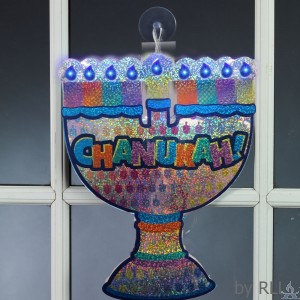 Chanukah LED Window Decoration