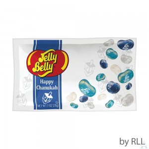 Happy Chanukah Jelly Belly Blue/White Assortment, 1 Oz.