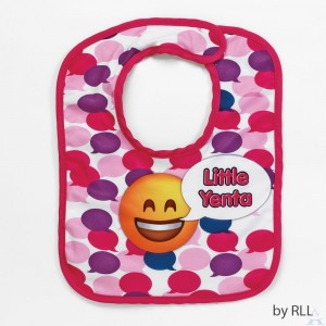Emoji Bib "Little Yenta" 