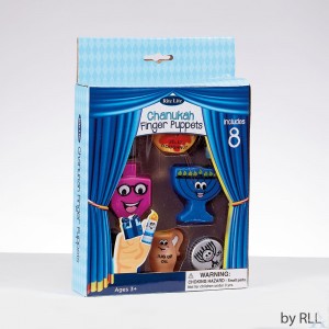 Chanukah Vinyl Finger Puppets, Color Box